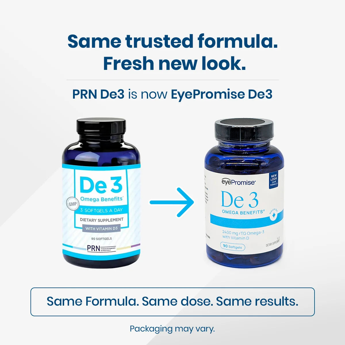 PRN DE3 Dry Eye Omega Benefits Softgels