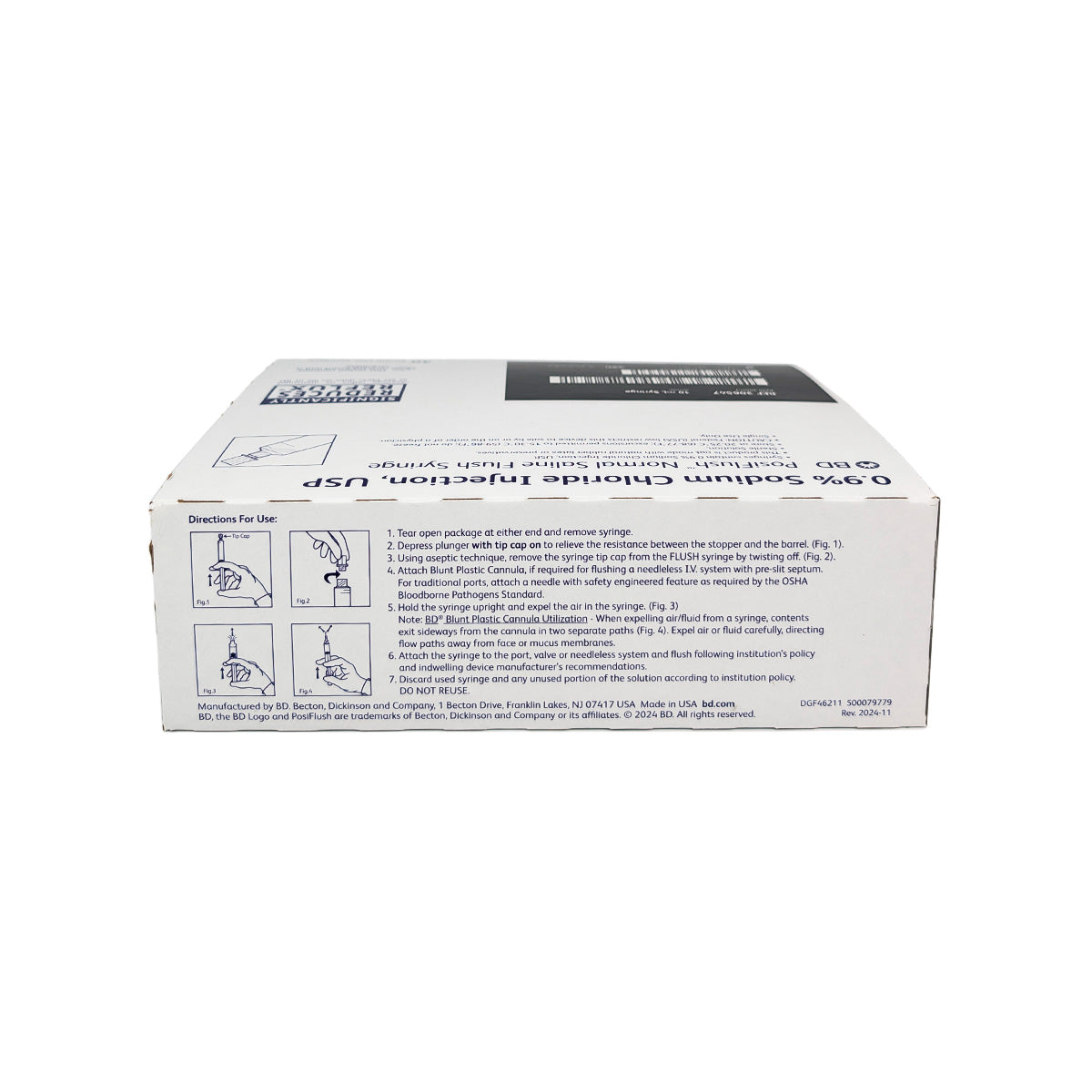 Saline Flush - Posiflush 10mL Sodium Chloride 0.09% Syringes - 30/pack