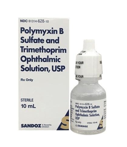 Polytrim, Polymyxin B Sulfate, Trimethoprim | 0.1%, 10mL | Sandoz