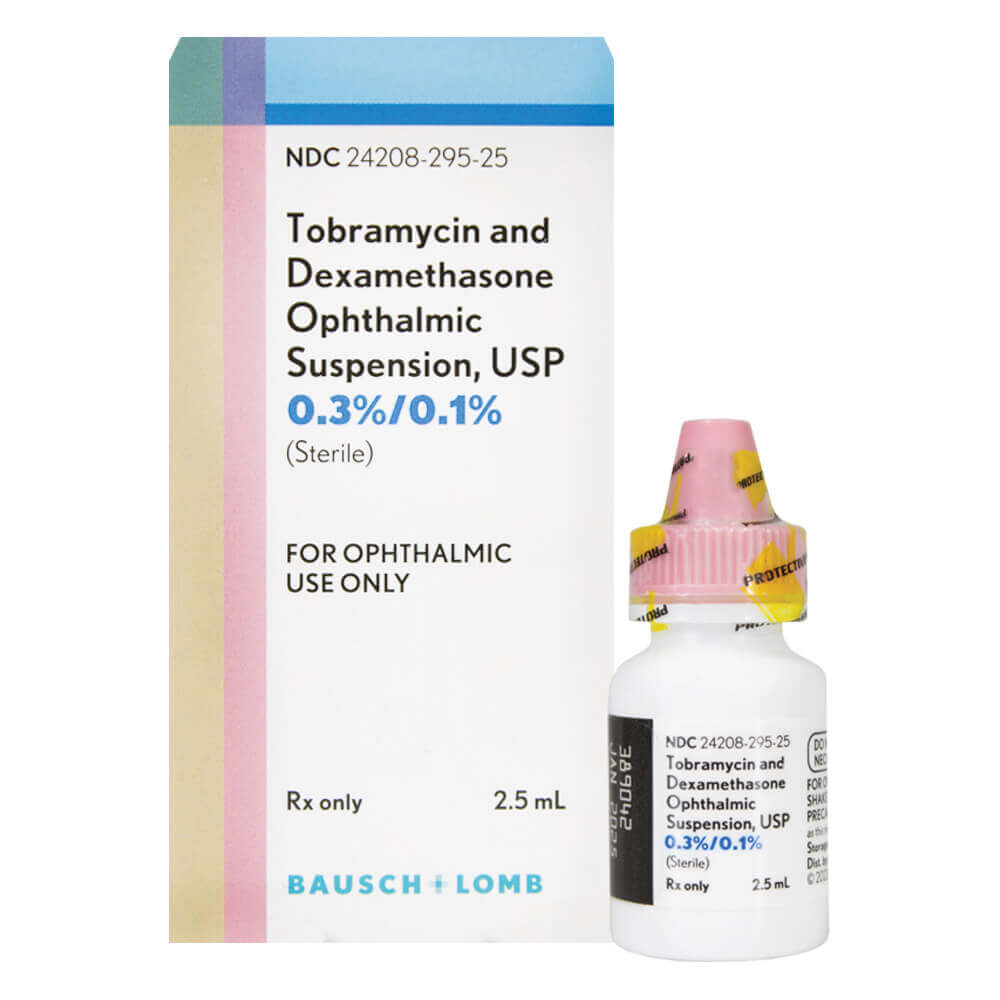 Tobradex (Tobramycin/Dexamethasone) 0.3%/0.1% 2.5mL | Bausch & Lomb