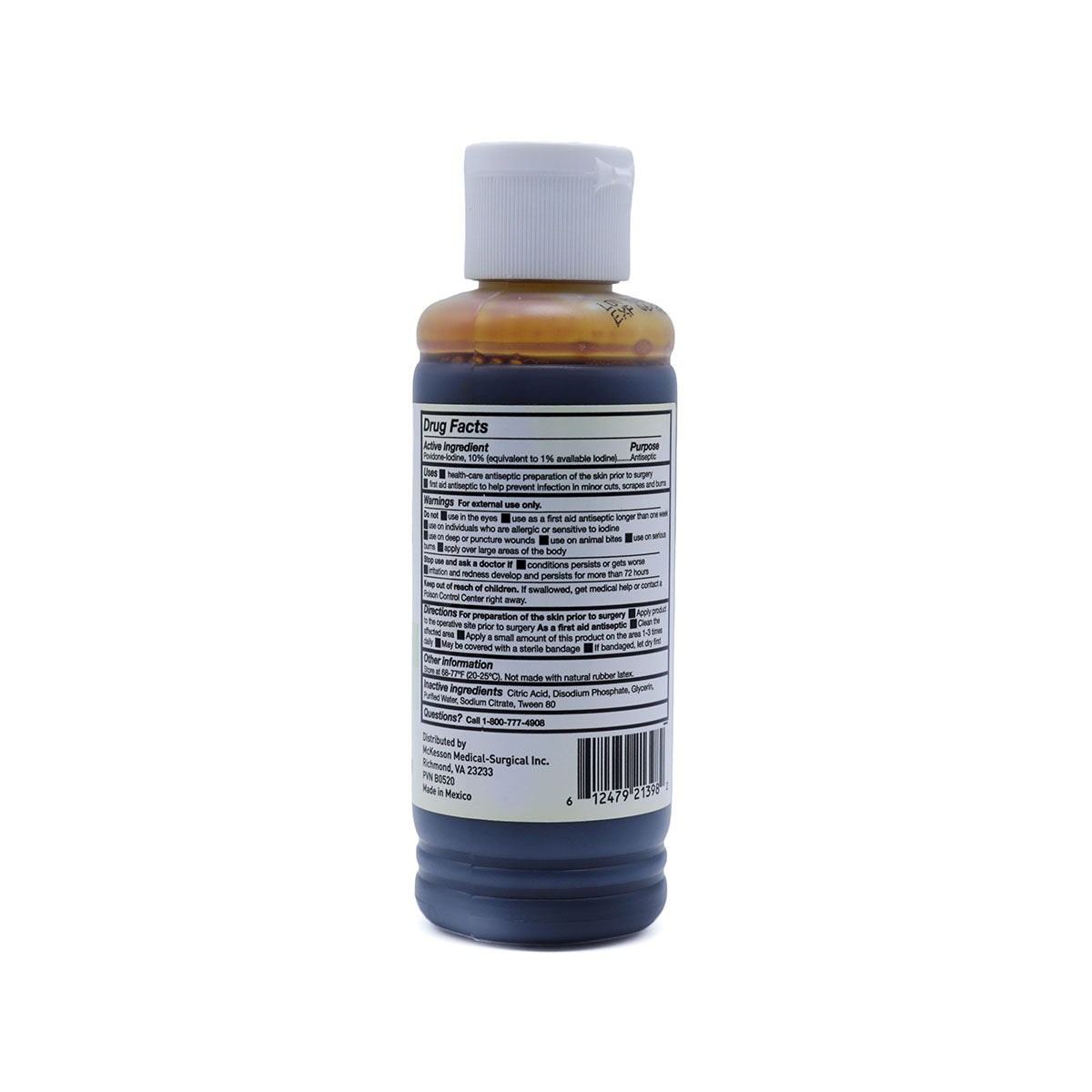 Povidone Iodine Prep PVP Solution 4oz Flip-Top