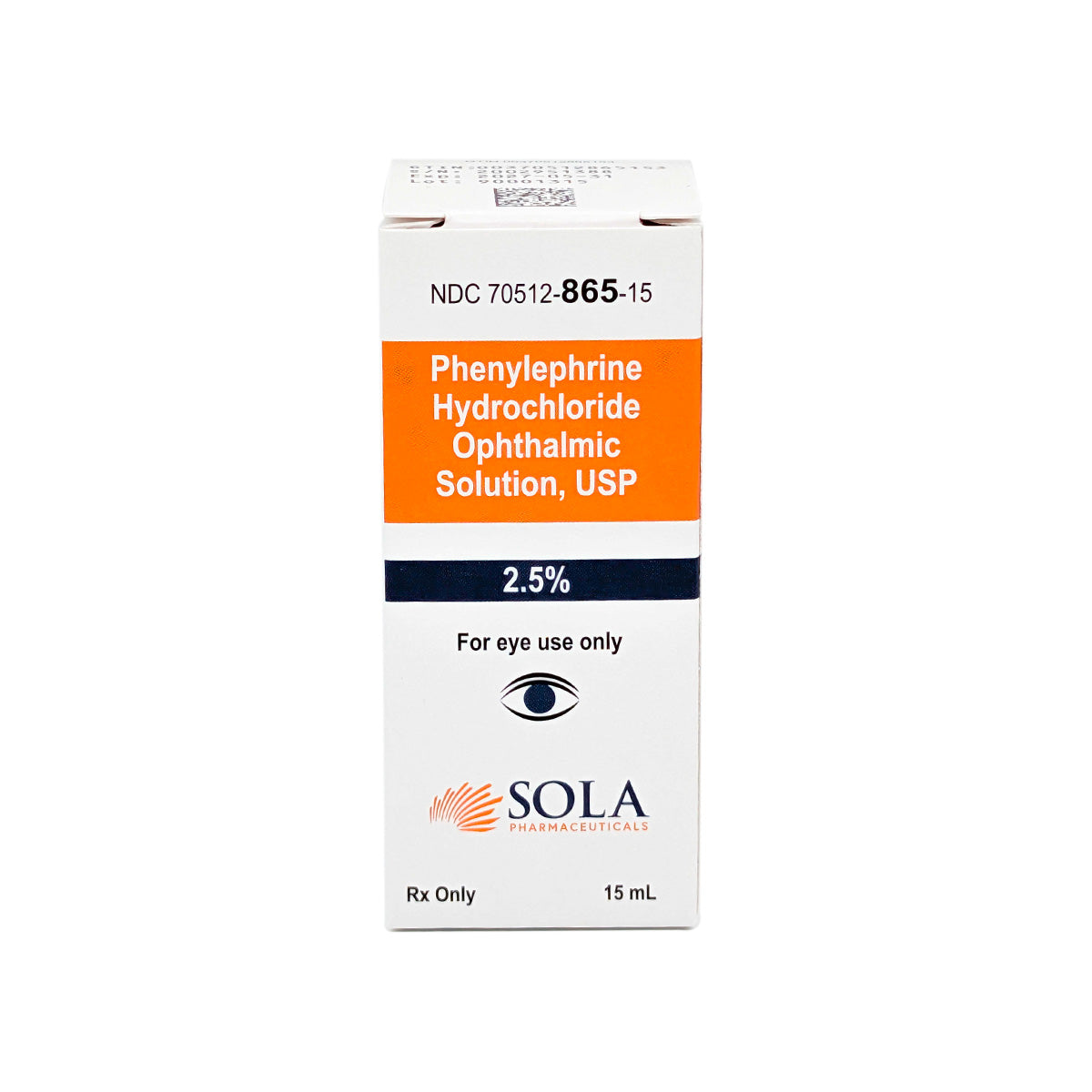 Phenylephrine Hydrochloride Ophthalmic Solution 2.5%, 15mL Bottle