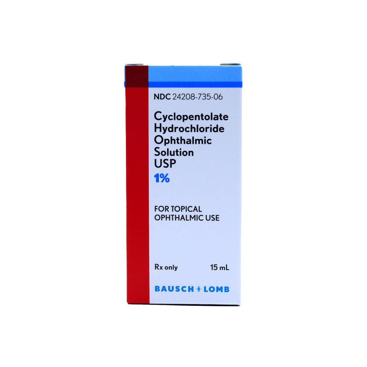 Cyclopentolate Hydrochloride Ophthalmic Solution USP, 1%, 15mL