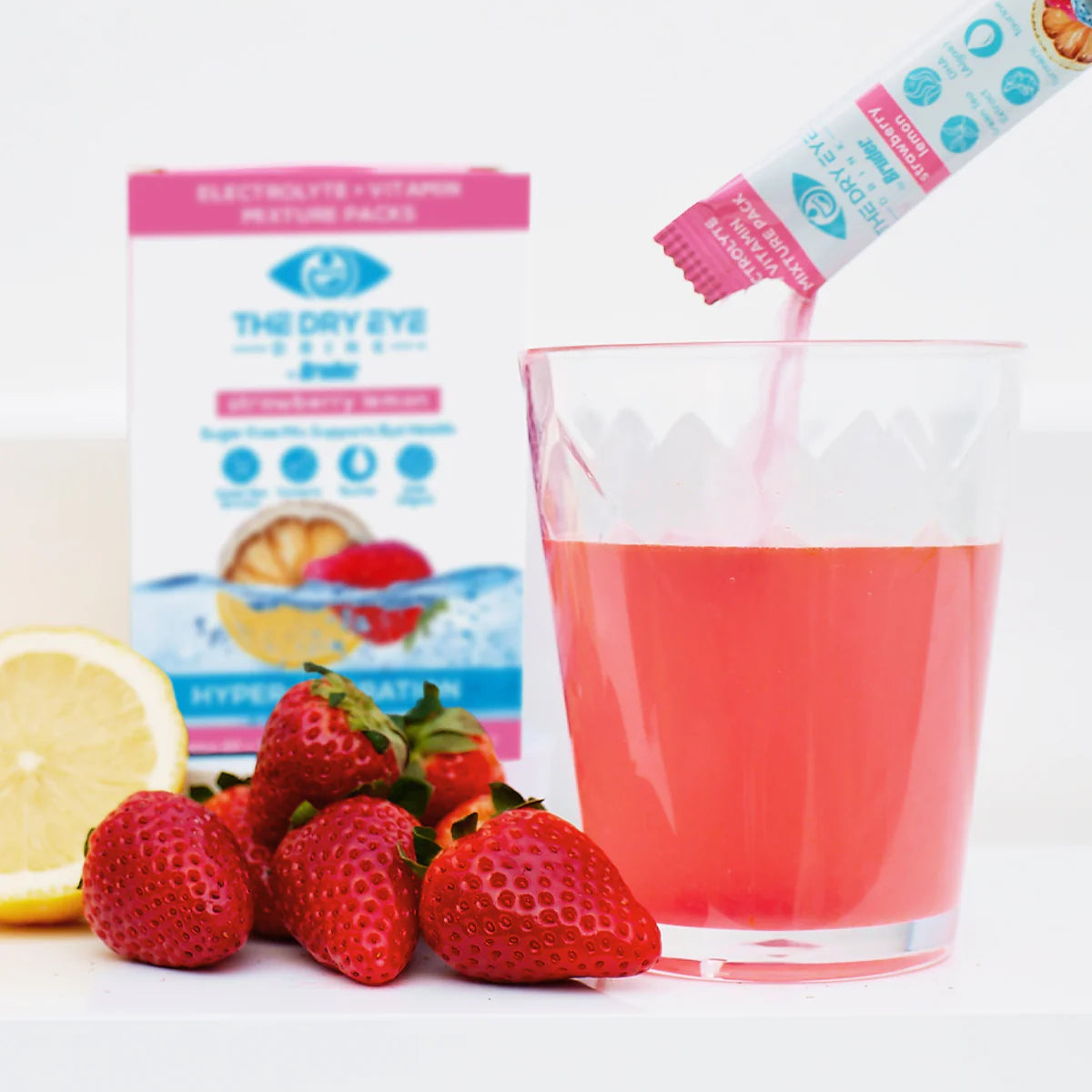 Dry Eye Drink™ Daytime – Doctor-Formulated Electrolyte Hydration for Eye Health (20 Packets)