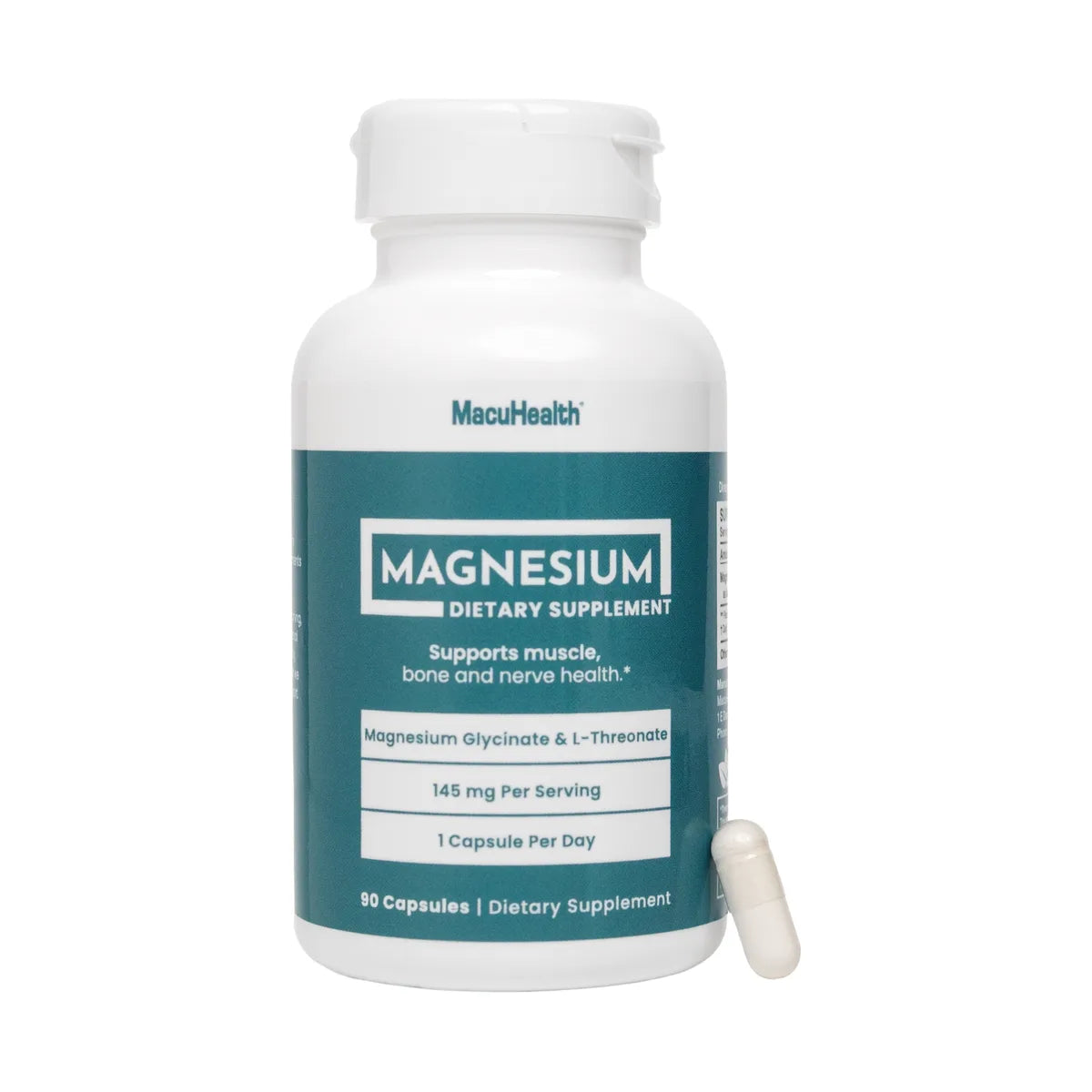 MacuHealth Magnesium Glycinate & L-Threonate Supplement