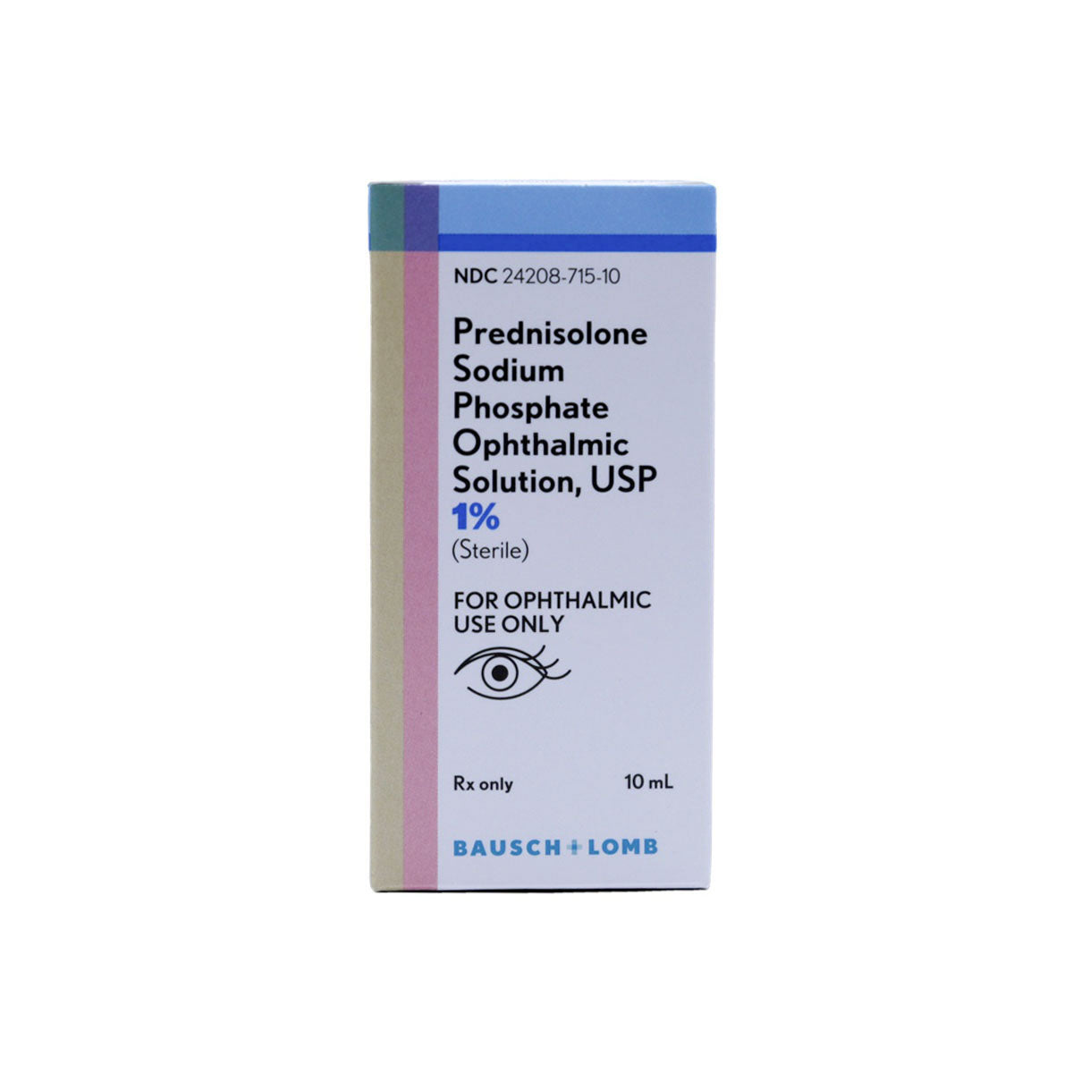 Prednisolone Sodium Phosphate 1% Ophthalmic Solution, 10 mL — Bausch & Lomb