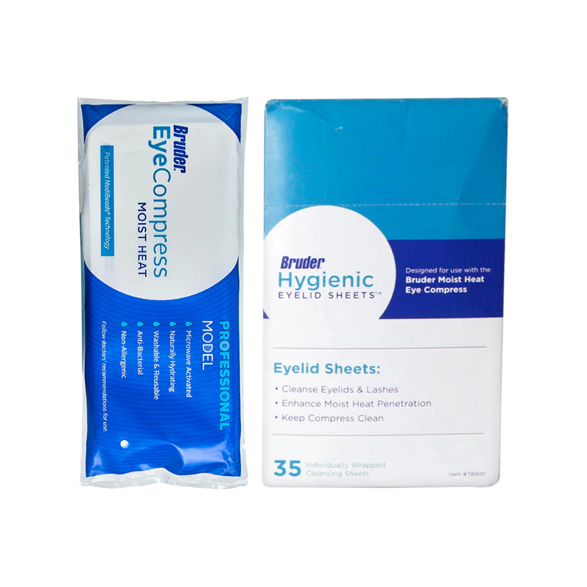 Bruder Eye Mask & Eyelid Sheets (1 Mask and 1 Box of EyeLid Sheets)
