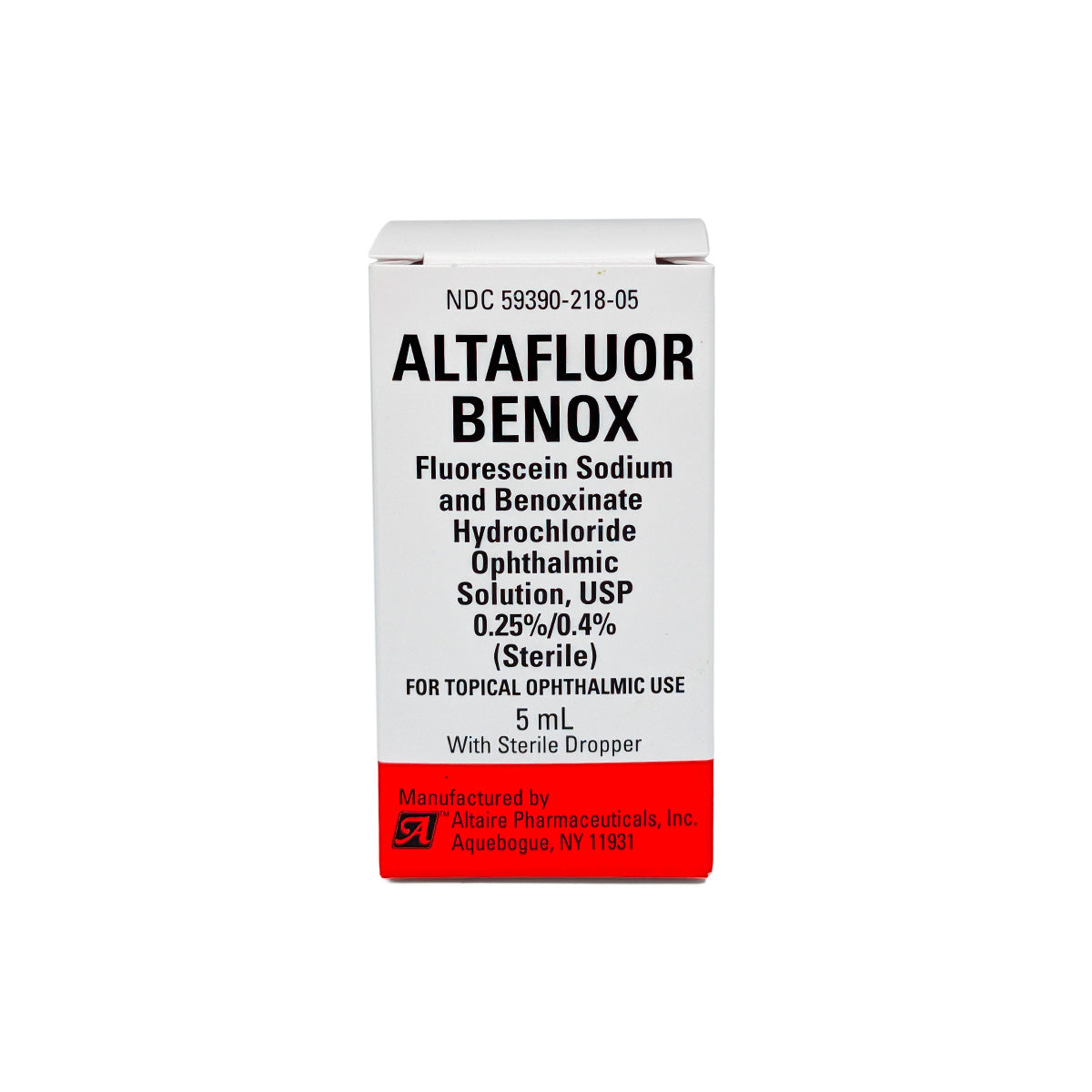 Altafluor Sodium Benoxinate Ophthalmic Solution 0.25%/0.4% - 5mL | Altaire