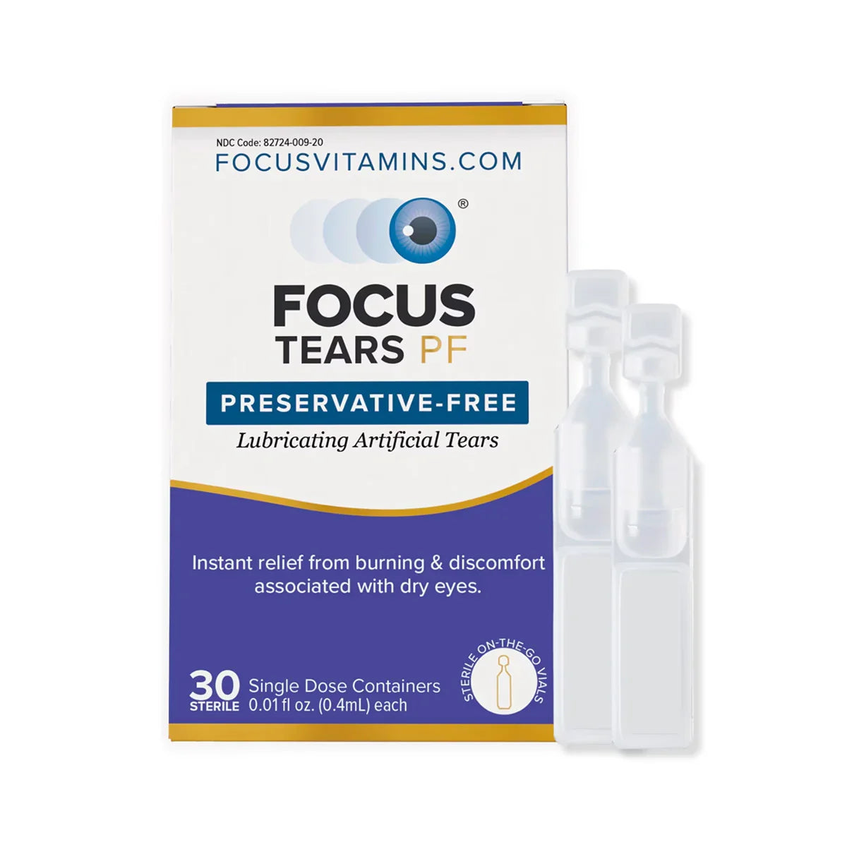 Focus Tears PF Eye Drops (30ct Vials)