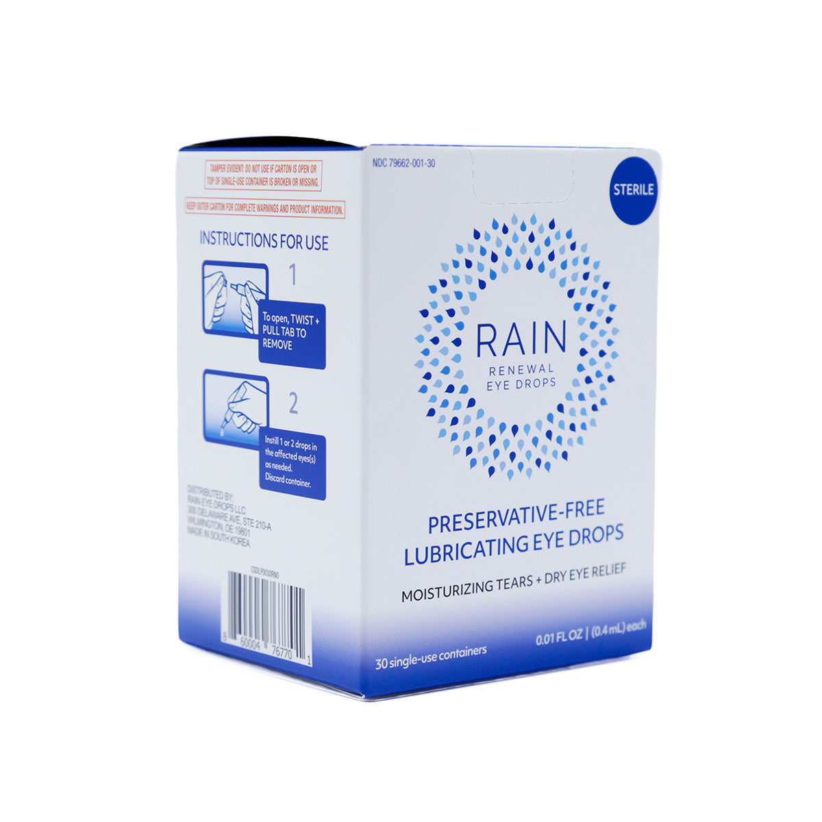 Rain Renewal Eye Drops PF Single-Use Vials (30ct Vials)