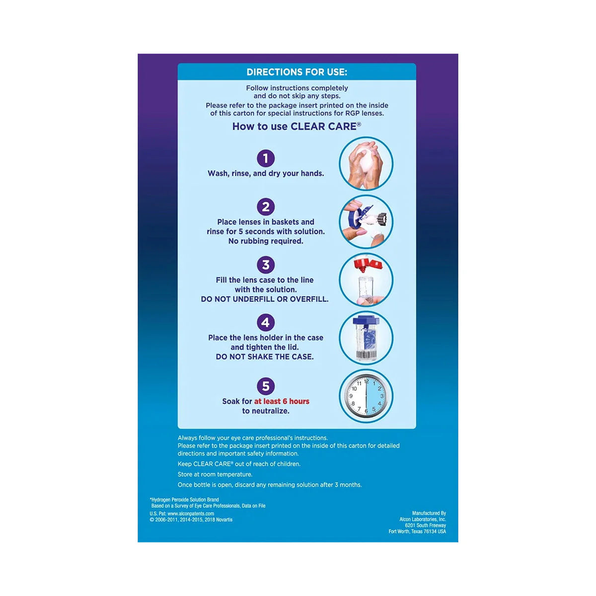 Clear Care Plus Cleaning Solution with Hydraglyde, Twin Pack, Multi, 12 Oz, Pack of 2