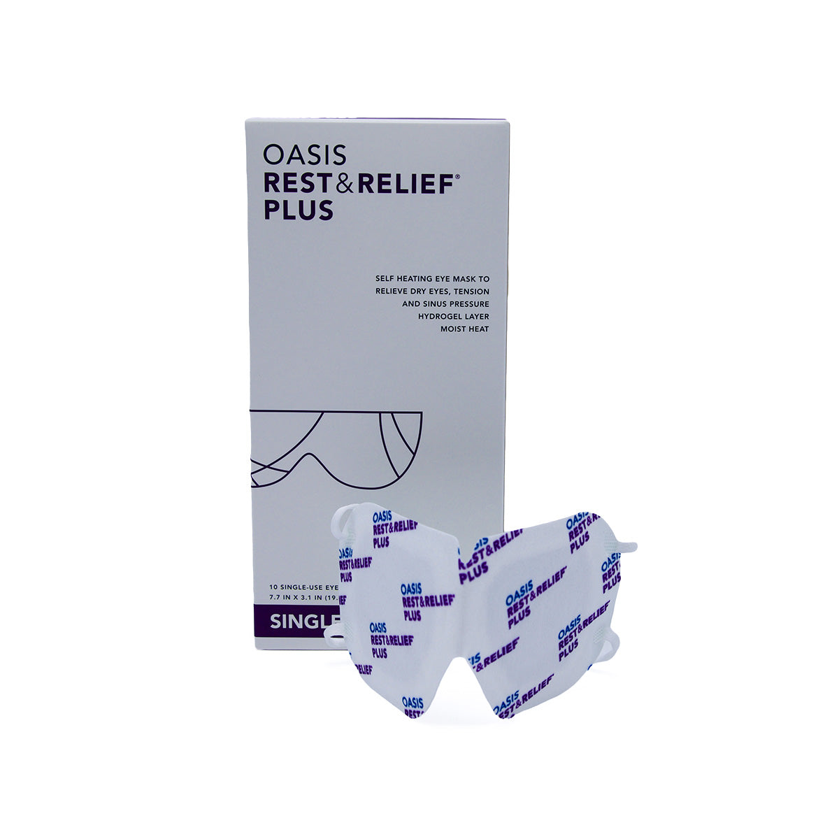 Oasis Self-Heating Rest & Relief Plus Mask (10ct masks)