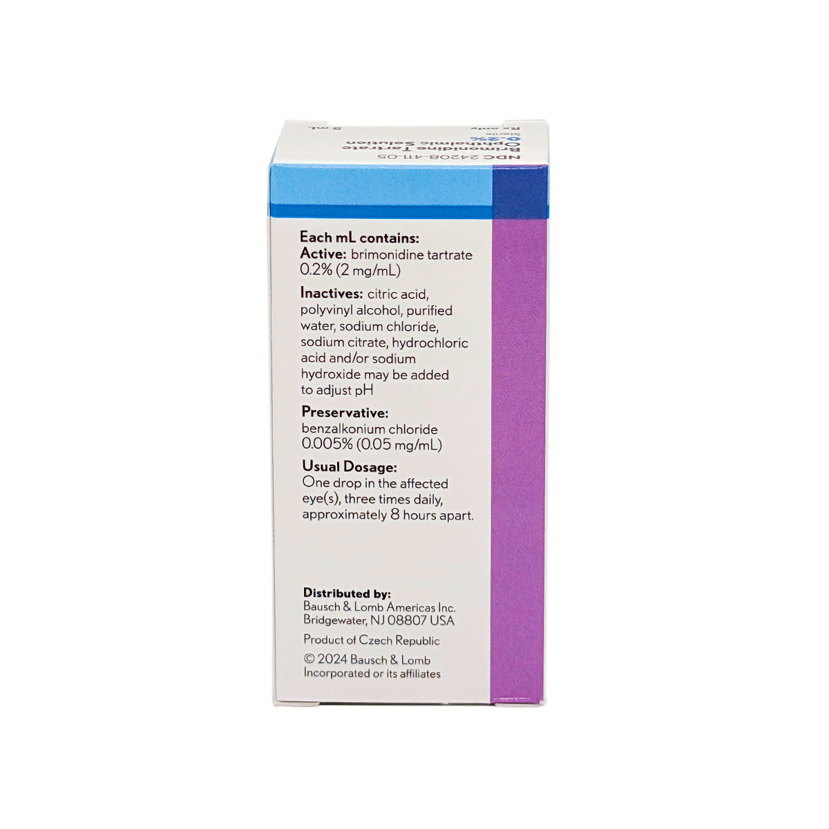 Brimonidine Tartate 0.2% 5mL
