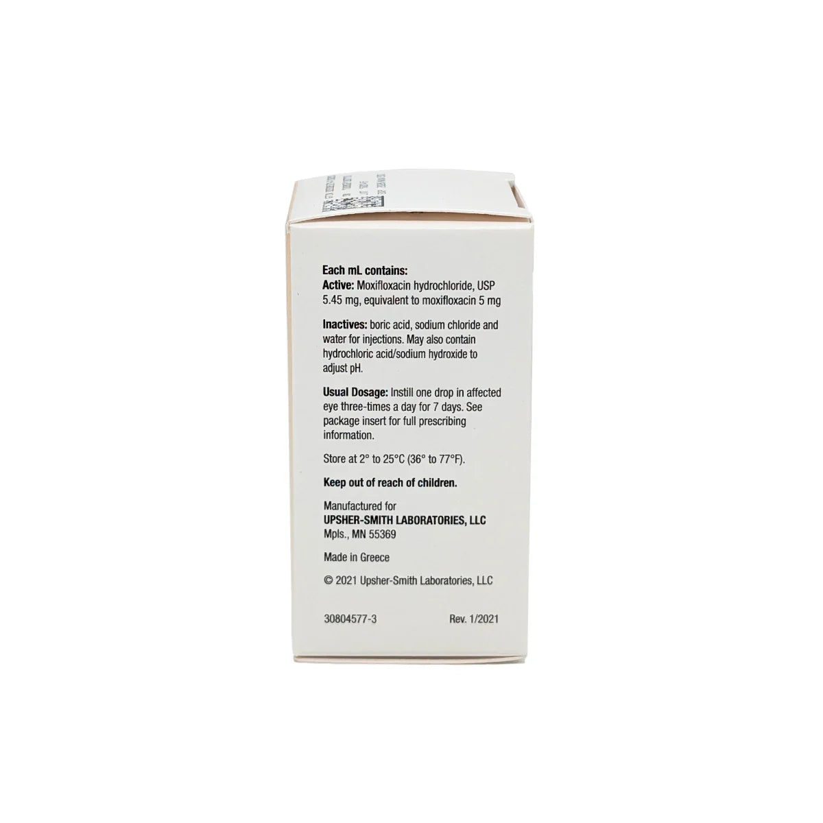 Moxifloxacin 0.5% 3mL
