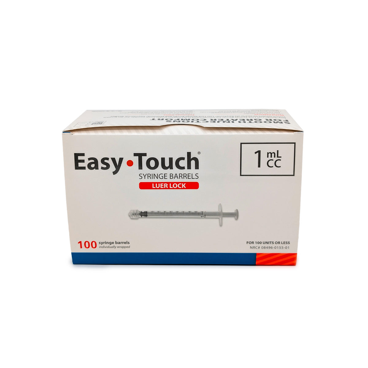 Syringes, 1cc TB- Luer Lock, 100/Box