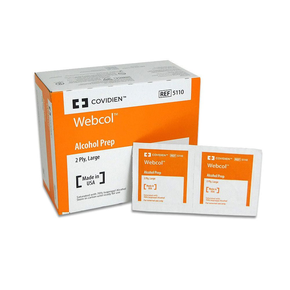 Alcohol Prep Pads, Large 200/Box