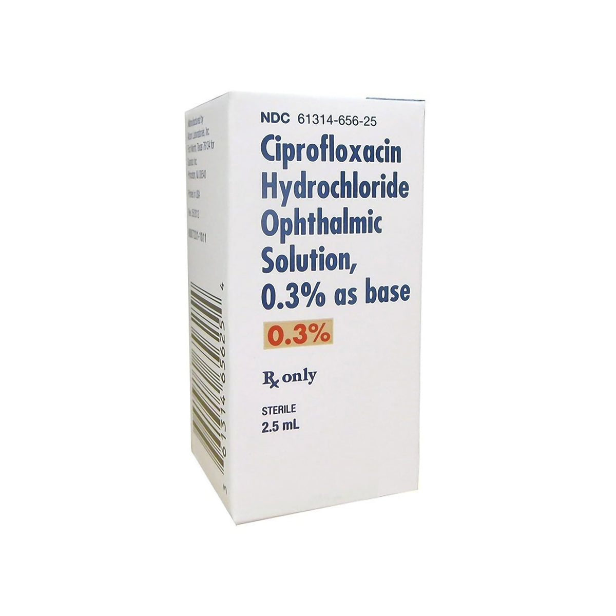 Ciprofloxacin Ophthalmic Solution 0.3%, 2.5mL- Sandoz