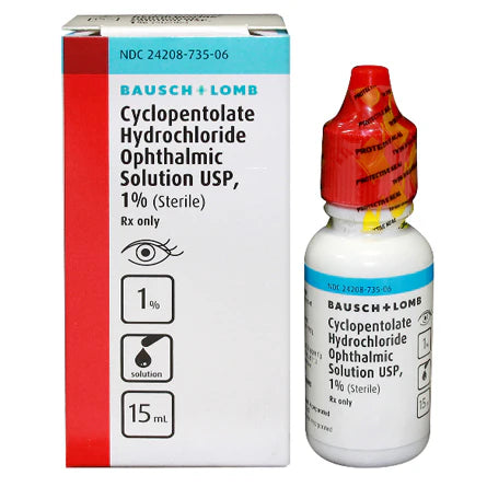 Cyclopentolate Ophthalmic Solution 1% 15mL - Bausch + Lomb