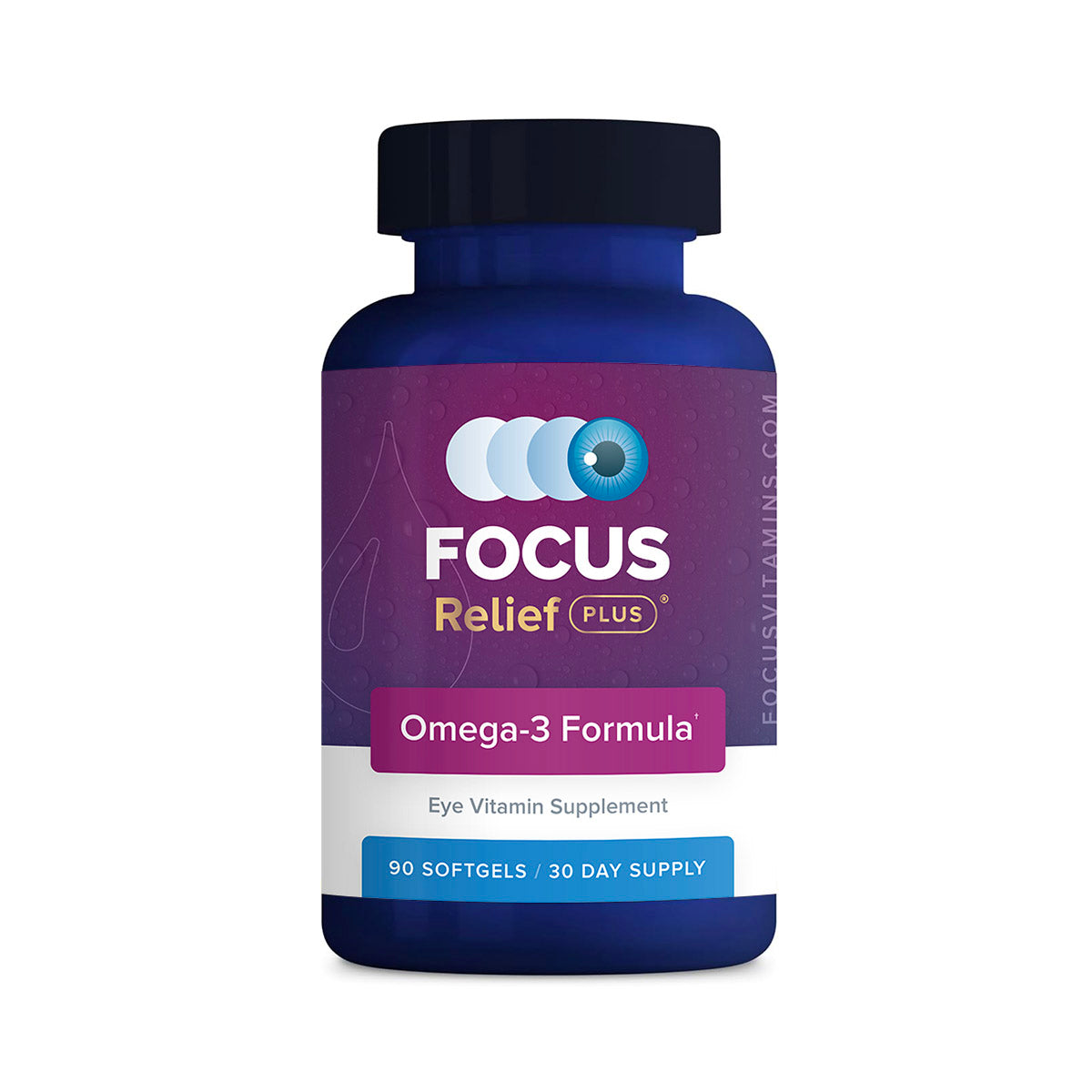 Focus Vitamins Focus Relief Plus Omega-3 Softgels (90 ct. 30 Day Supply)