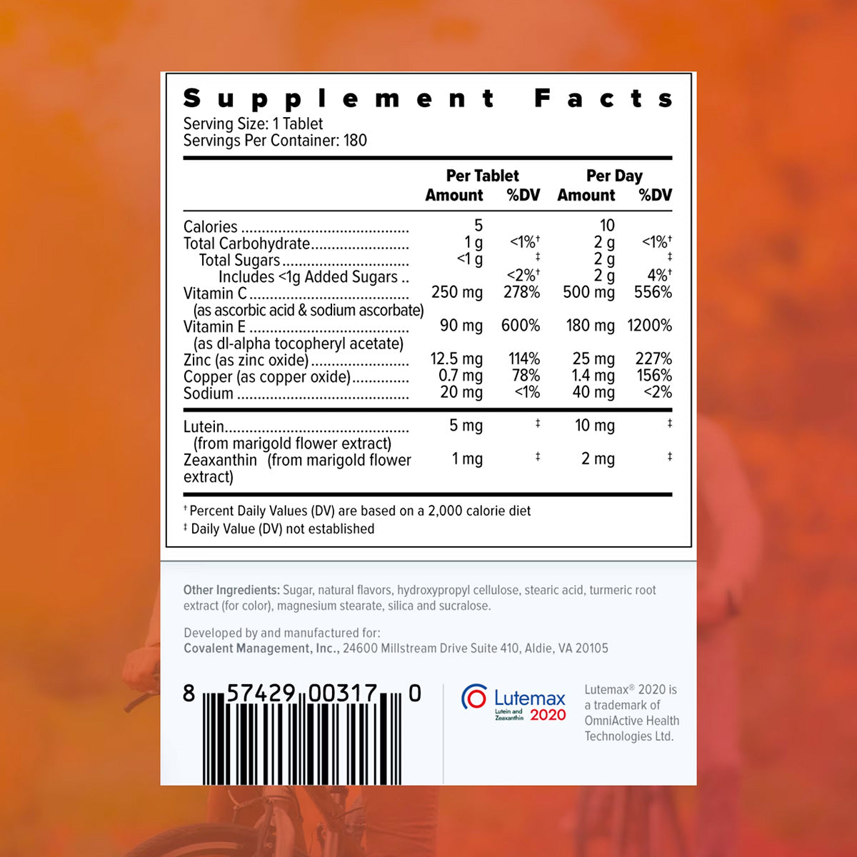 Focus Select Citrus Chewable AREDS2 Based Formula