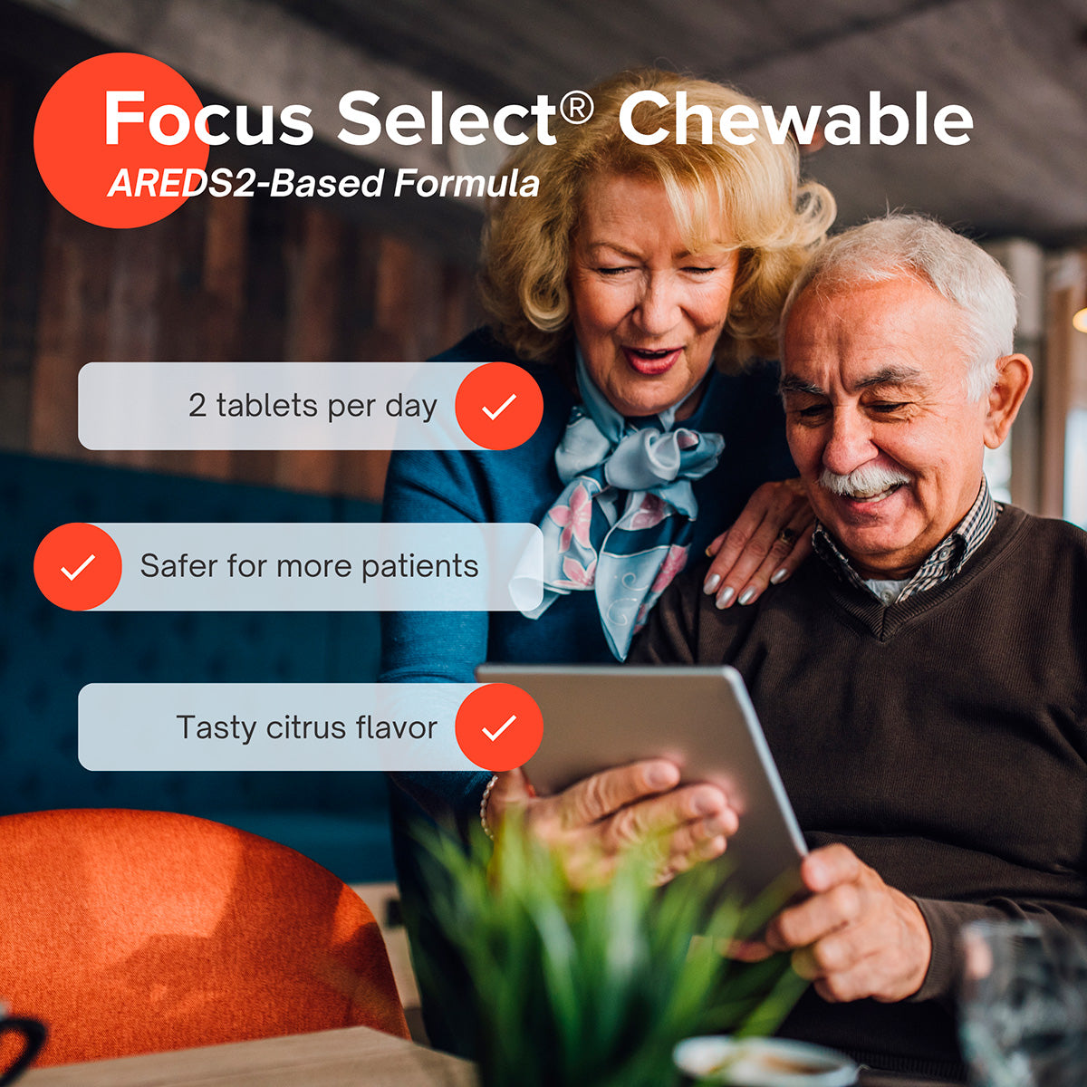 Focus Select Citrus Chewable AREDS2 Based Formula