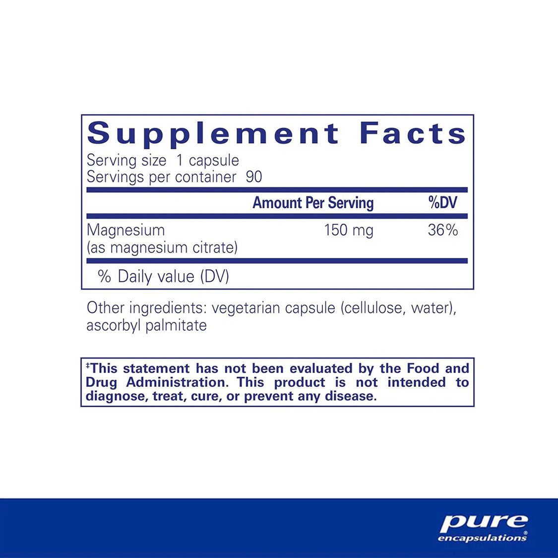 Pure Encapsulations Magnesium (Citrate)