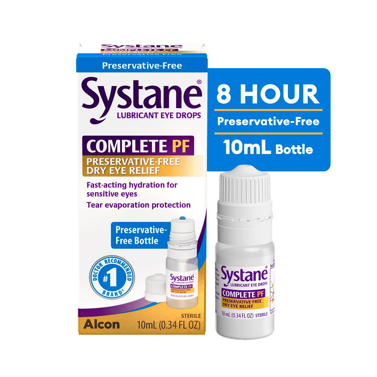 Systane Complete PF Preservative-Free Lubricant Eye Drops