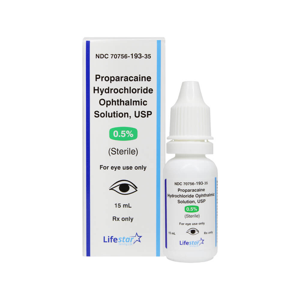 Proparacaine HCL Ophthalmic Solution 0.5%, 15mL - LifeStar