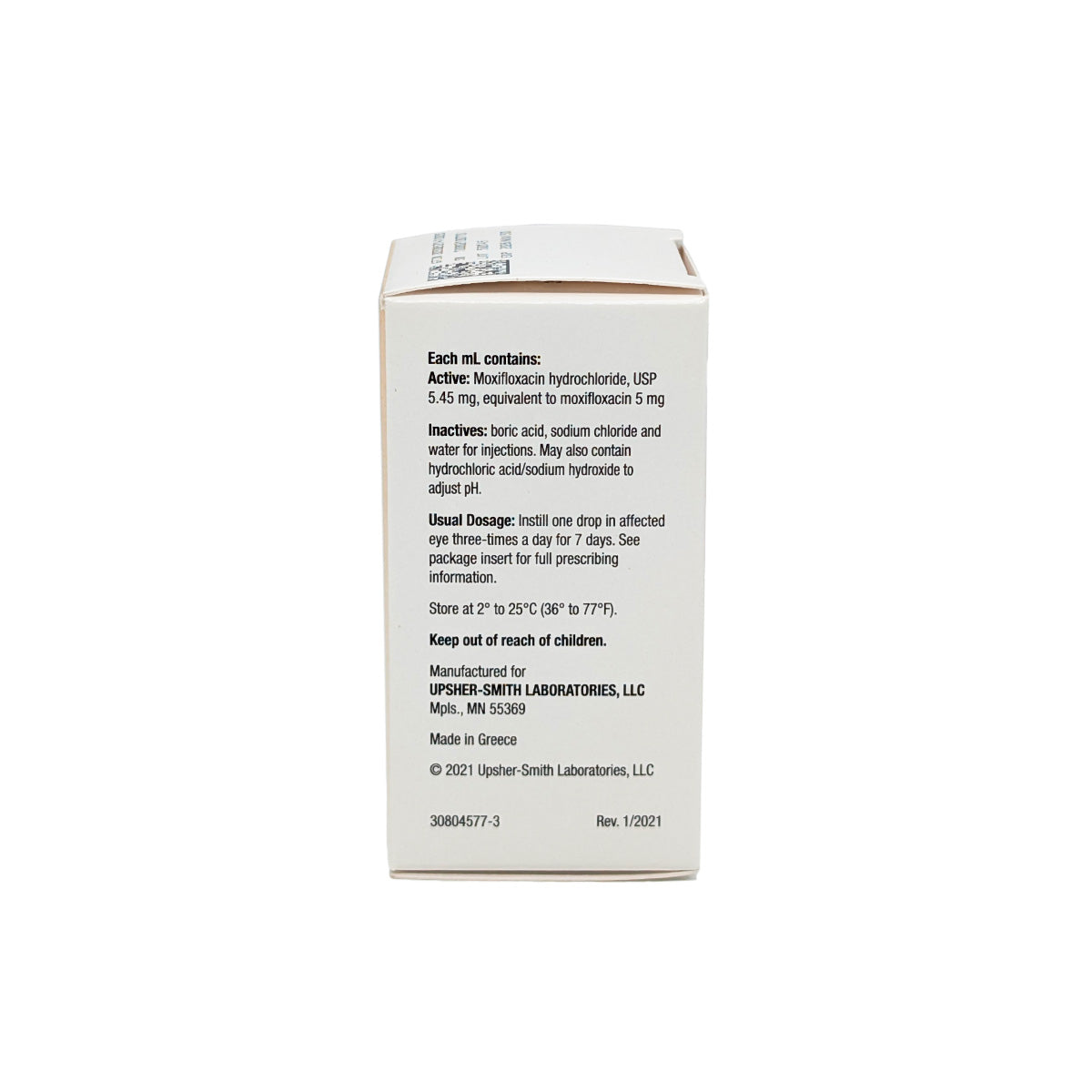 Moxifloxacin 0.5% 3mL