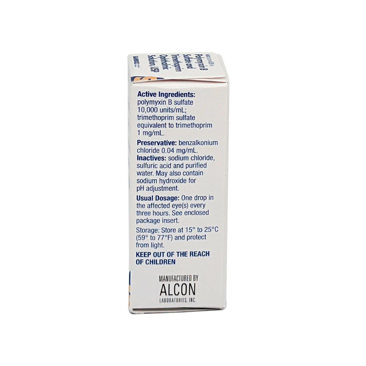 Polymyxin B Sulf/Trimeth Sulfate 0.1% 10mL