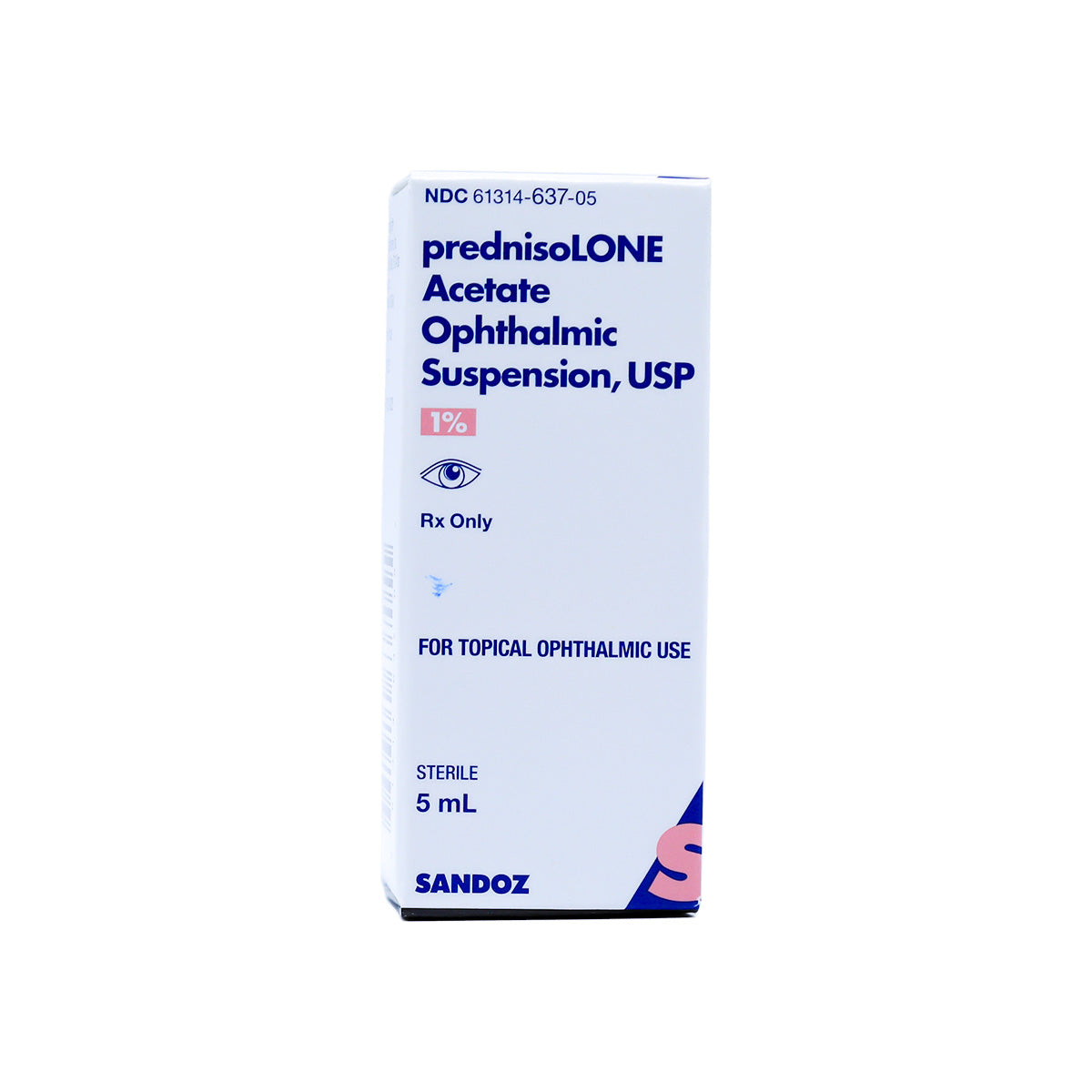Prednisolone Acetate 1% 5mL Ophthalmic Solution