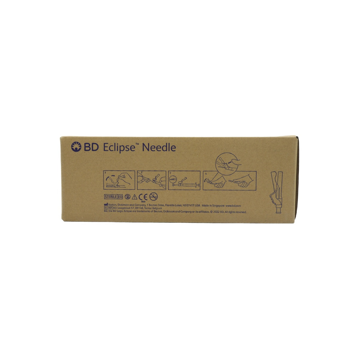 Needles, 30g x 1/2" Hypo, 100/Box - BD