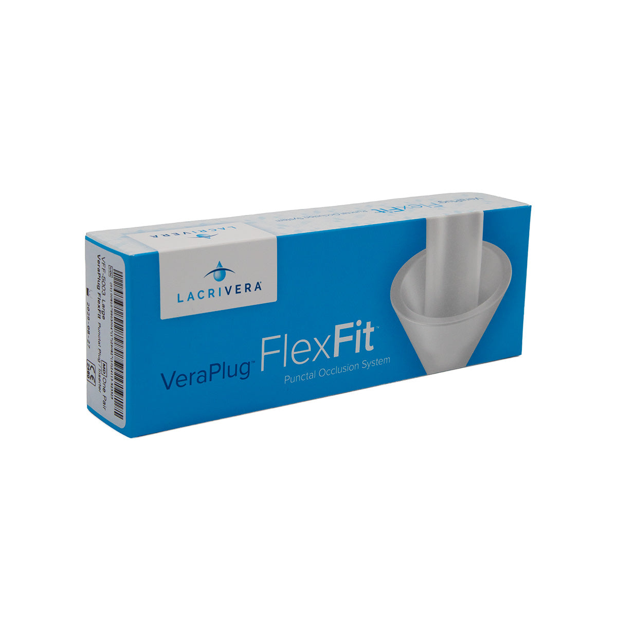 Lacrivera VeraPlug "FlexFit" Sterile Pre-loaded Punctal Occulders - 1 Pair Box