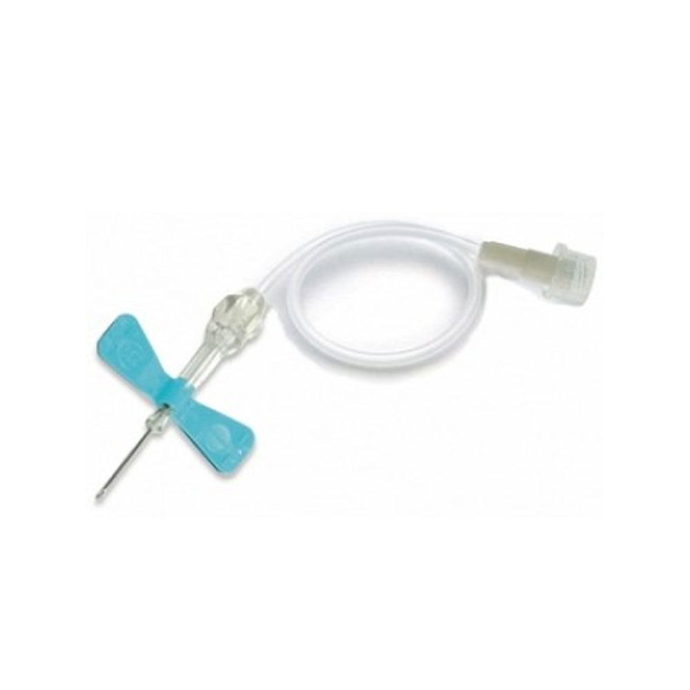 Winged InfsSet, Infusion Set 23g x 3/4" 12" BD Safety-Lock w/o Luer Adapter