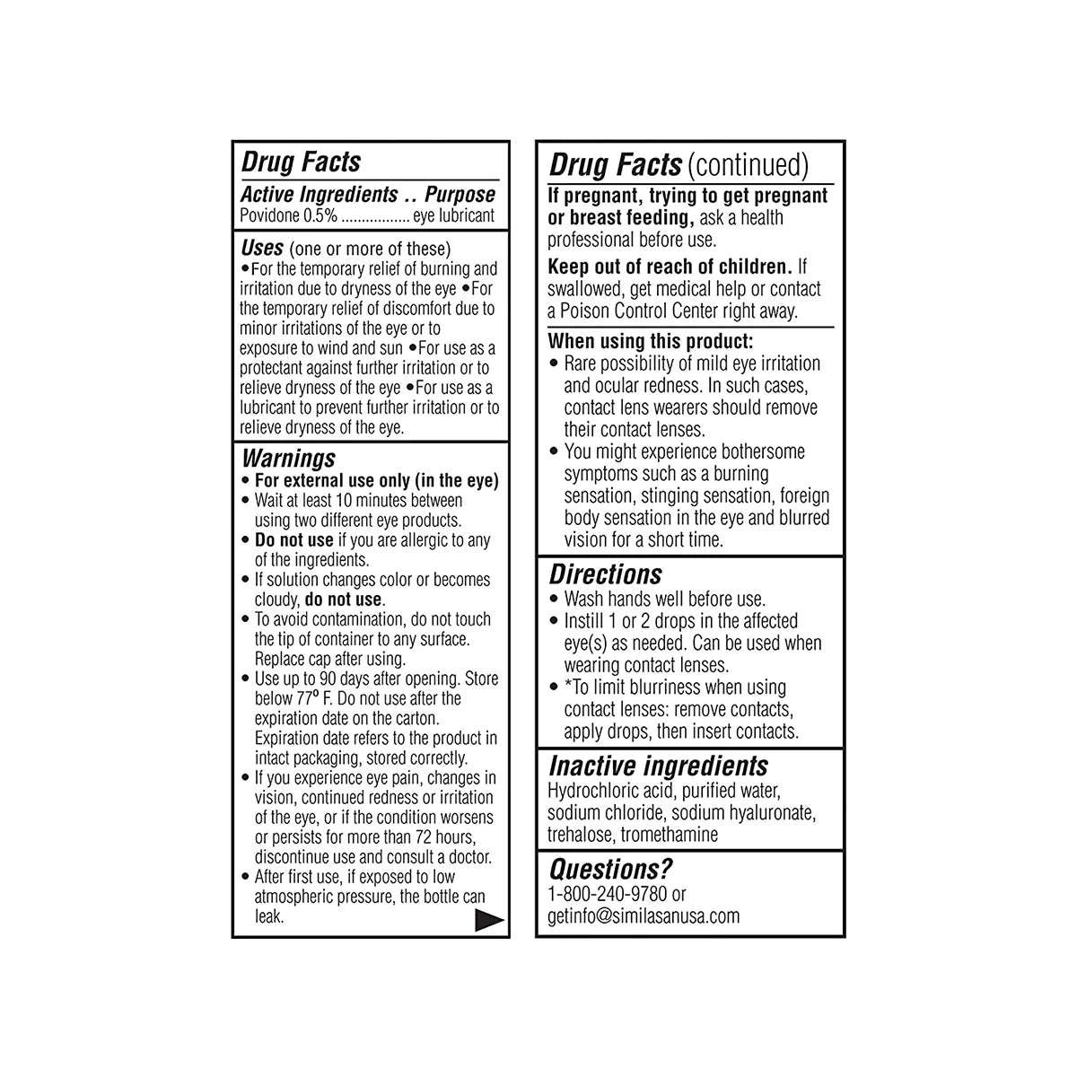 iVIZIA Sterile Lubricant Eye Drops, Preservative-Free, Dry Eye Relief, Contact Lens Friendly, 0.33 fl oz (10ml bottle)