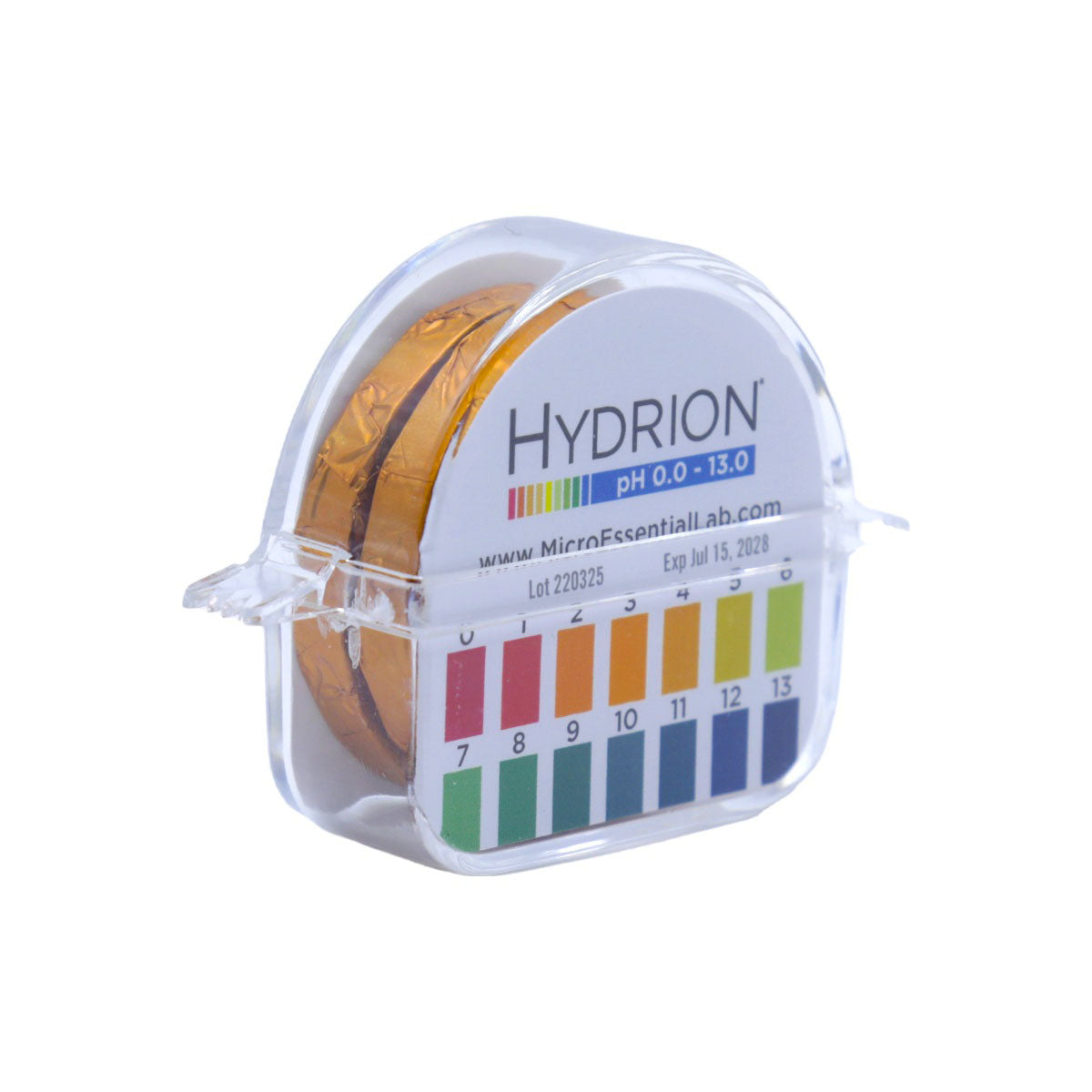 pH Test Strips, 1-13 Hydrion Instant 2/Rolls