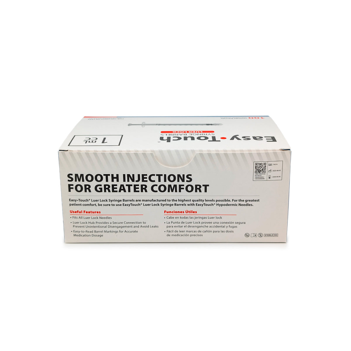 Syringes, 1cc TB- Luer Lock, 100/Box