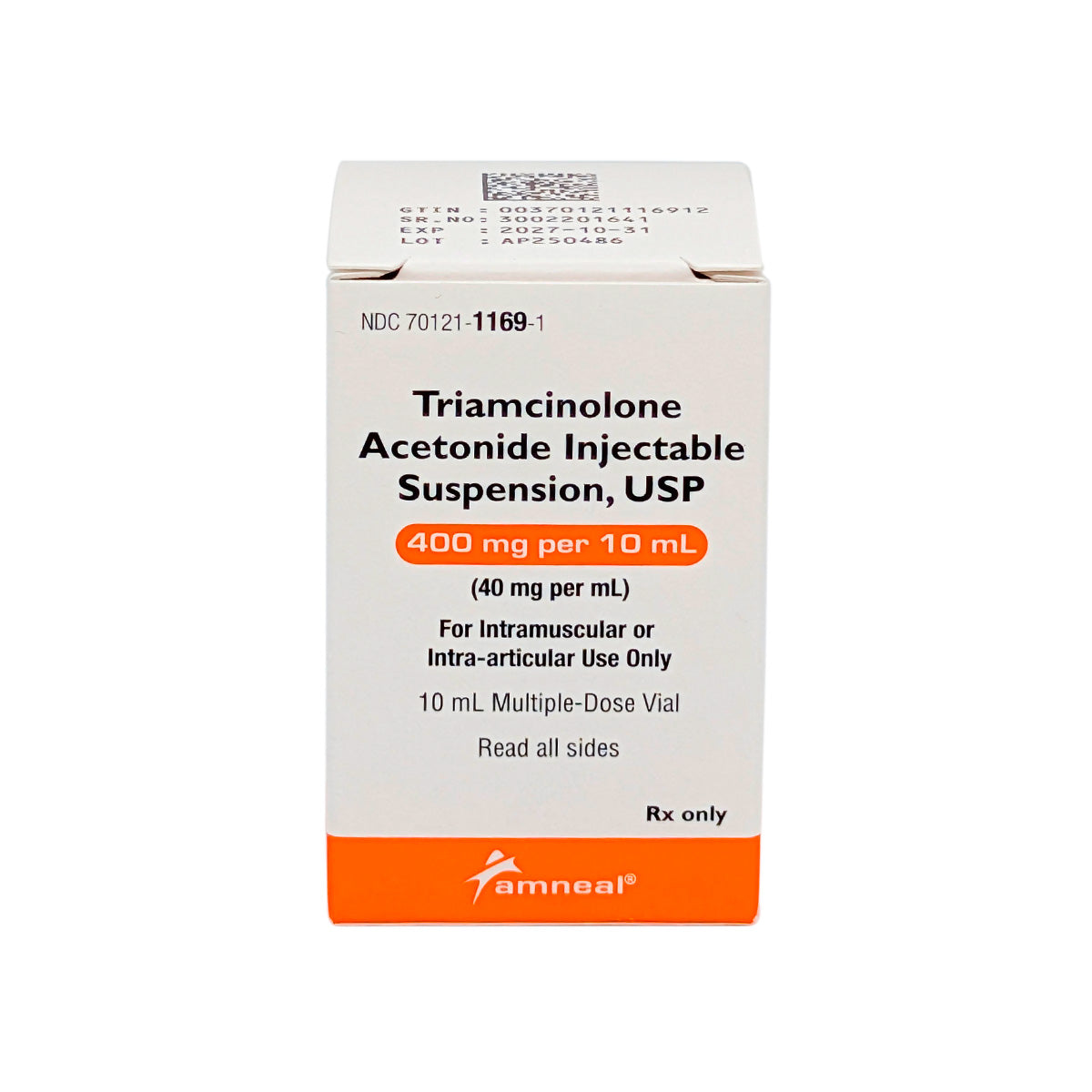 Kenalog Injection 40mg, 10mL (Generic)