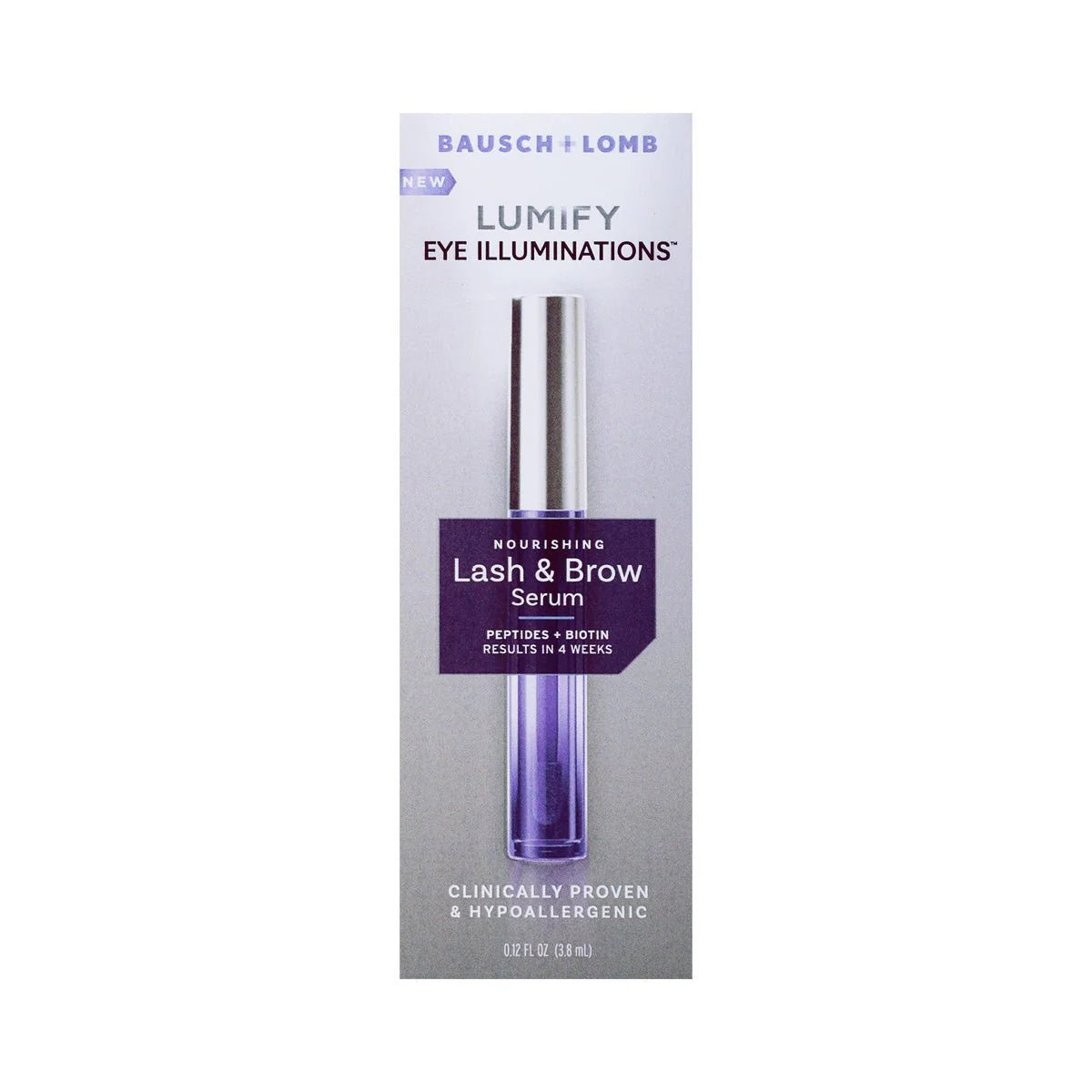 LUMIFY Eye Illuminations Nourishing Lash & Brow Serum, 0.12 fl oz (3.8 mL)