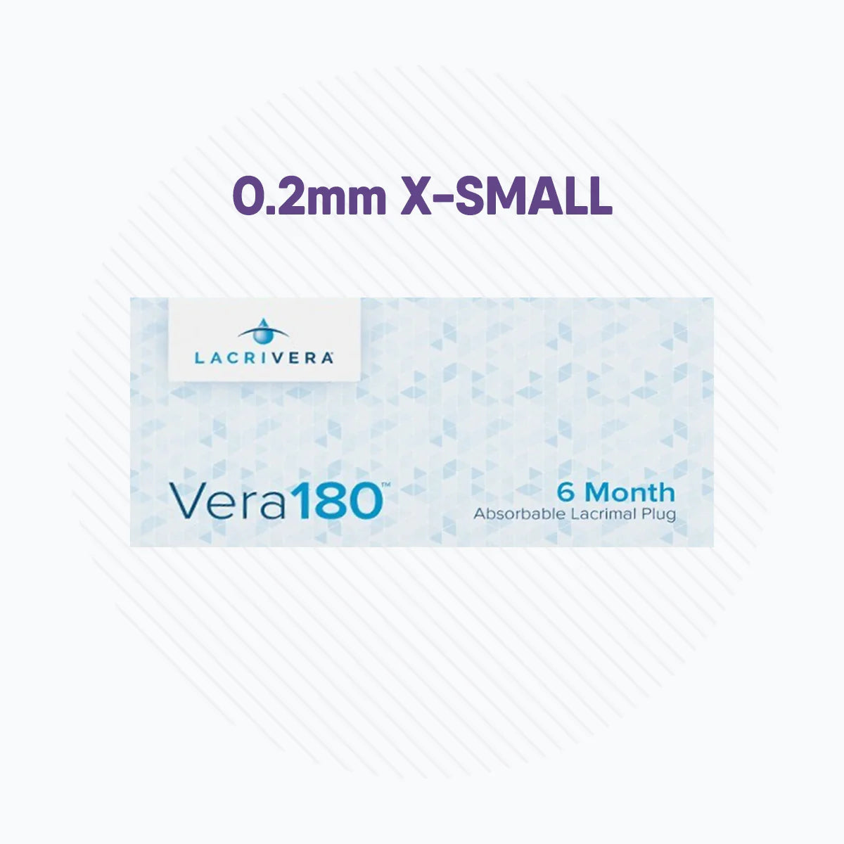 Lacrivera Vera180 Synthetic Absorbable Lacrimal 180 Day Plugs (Single Unit)