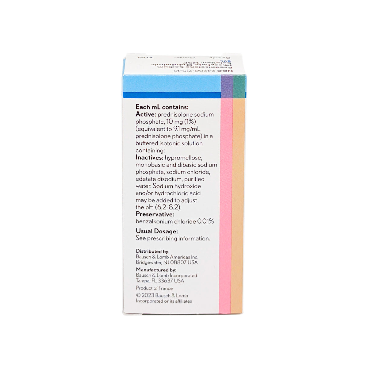 Prednisolone Sodium Phosphate Ophthalmic Solution 1%, 10mL