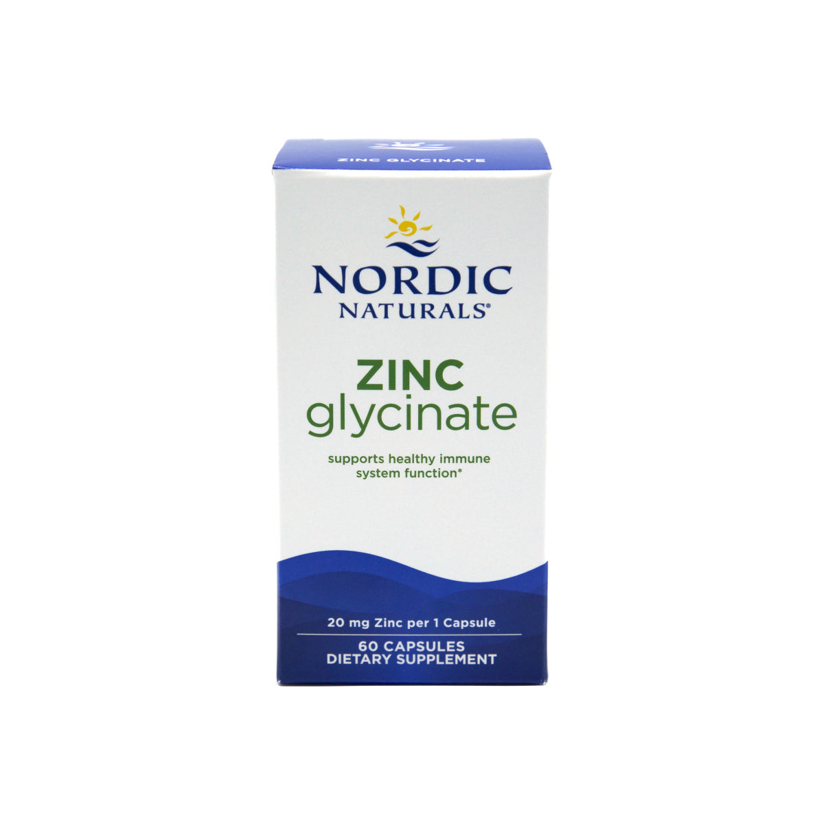 Nordic Naturals Zinc Glycinate - Immune & Antioxidant Support (60ct)