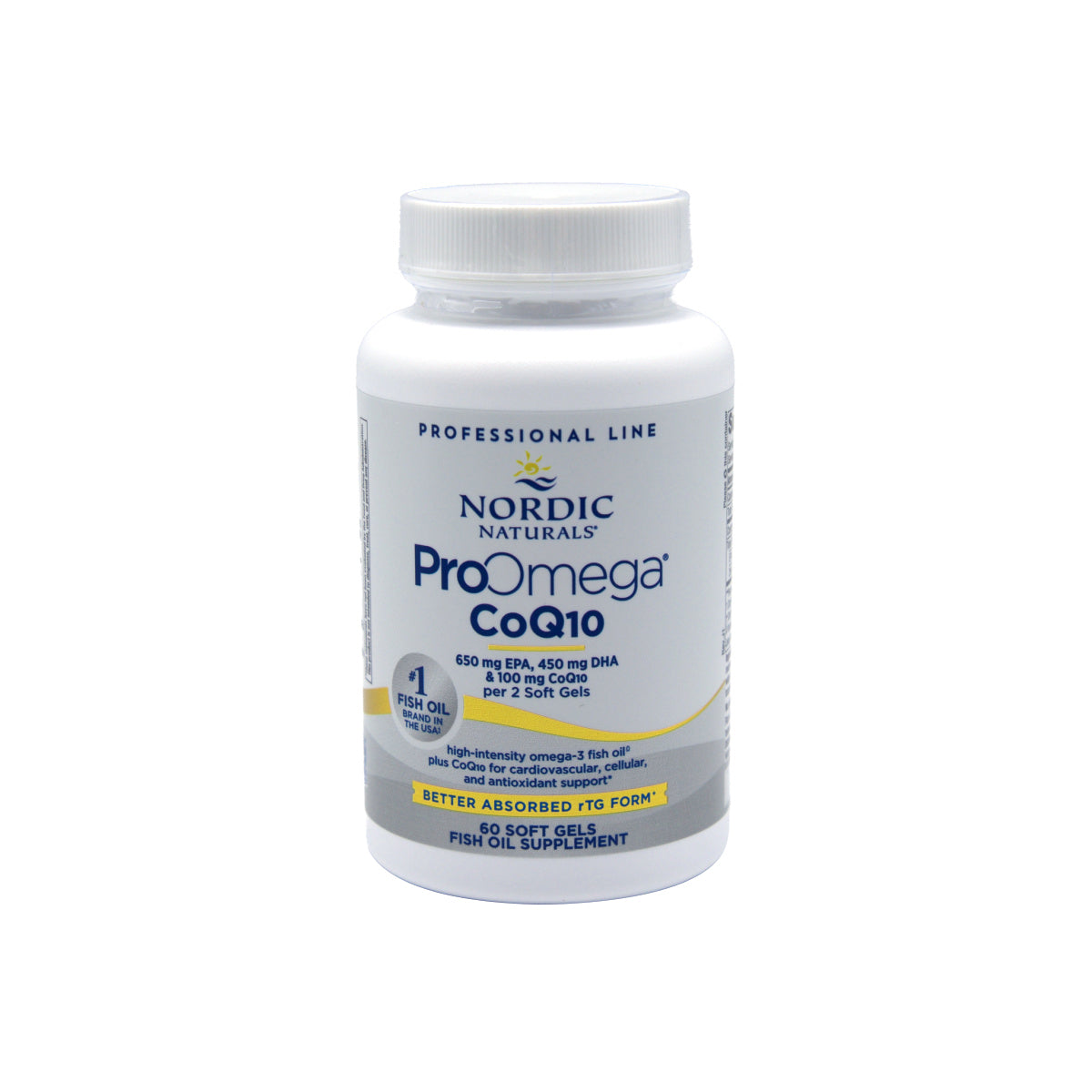 Nordic Naturals ProOmega-CoQ10 - Fish Oil with CoQ10 (60ct)