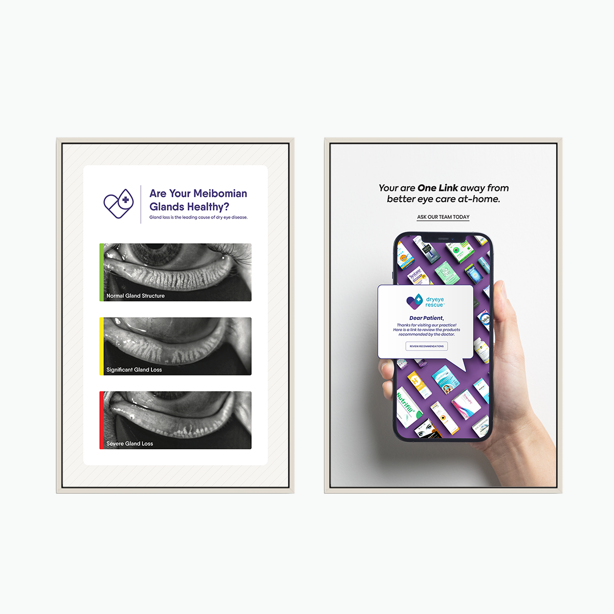 Awareness and Compliance Booster Package (2 Framed Canvas Poster Kit)