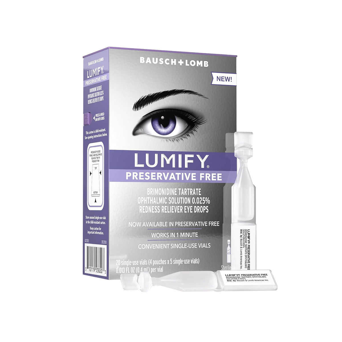 Lumify Preservative Free Redness Reliever Vials (20ct)