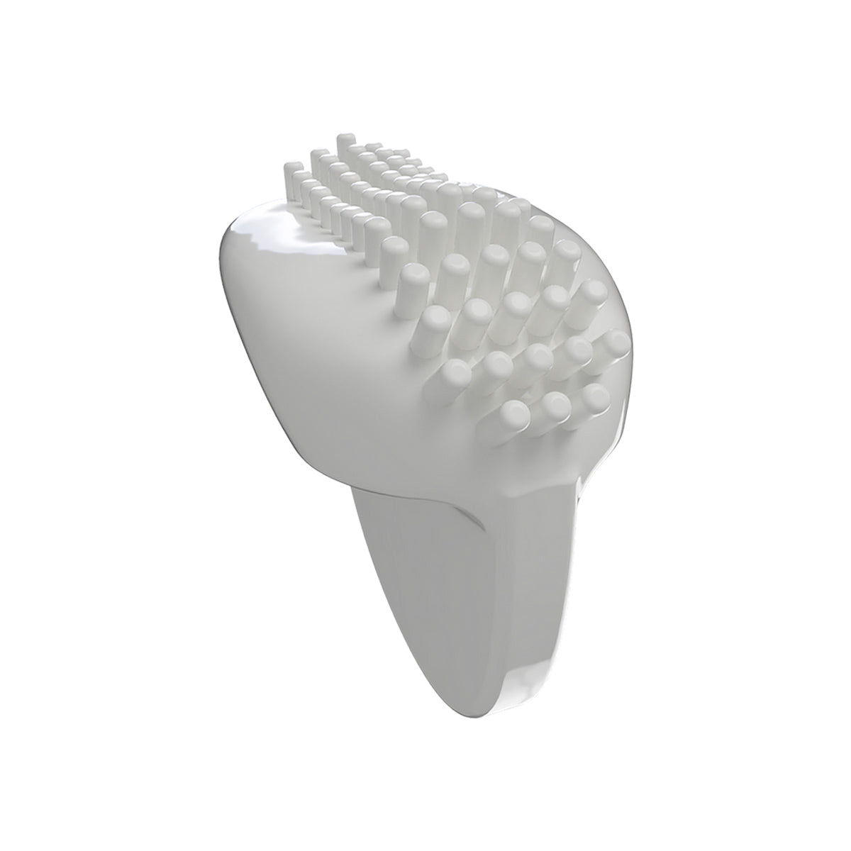 The MyboClean Daily Eyelid Cleansing Brush, available in a pack of 4, features a white, ergonomic design with a handle and cluster of rounded knobs for comfort. Its ideal for sensitive skin and can be used as a pain relief massager or back and body massager.