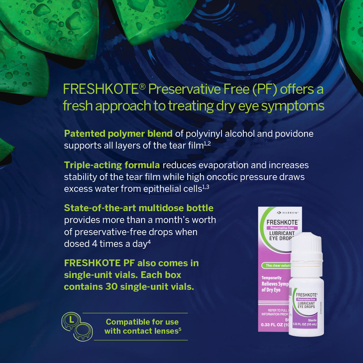 Freshkote (PF) Preservative Free Multidose Eye Drops 300 drops (10mL)