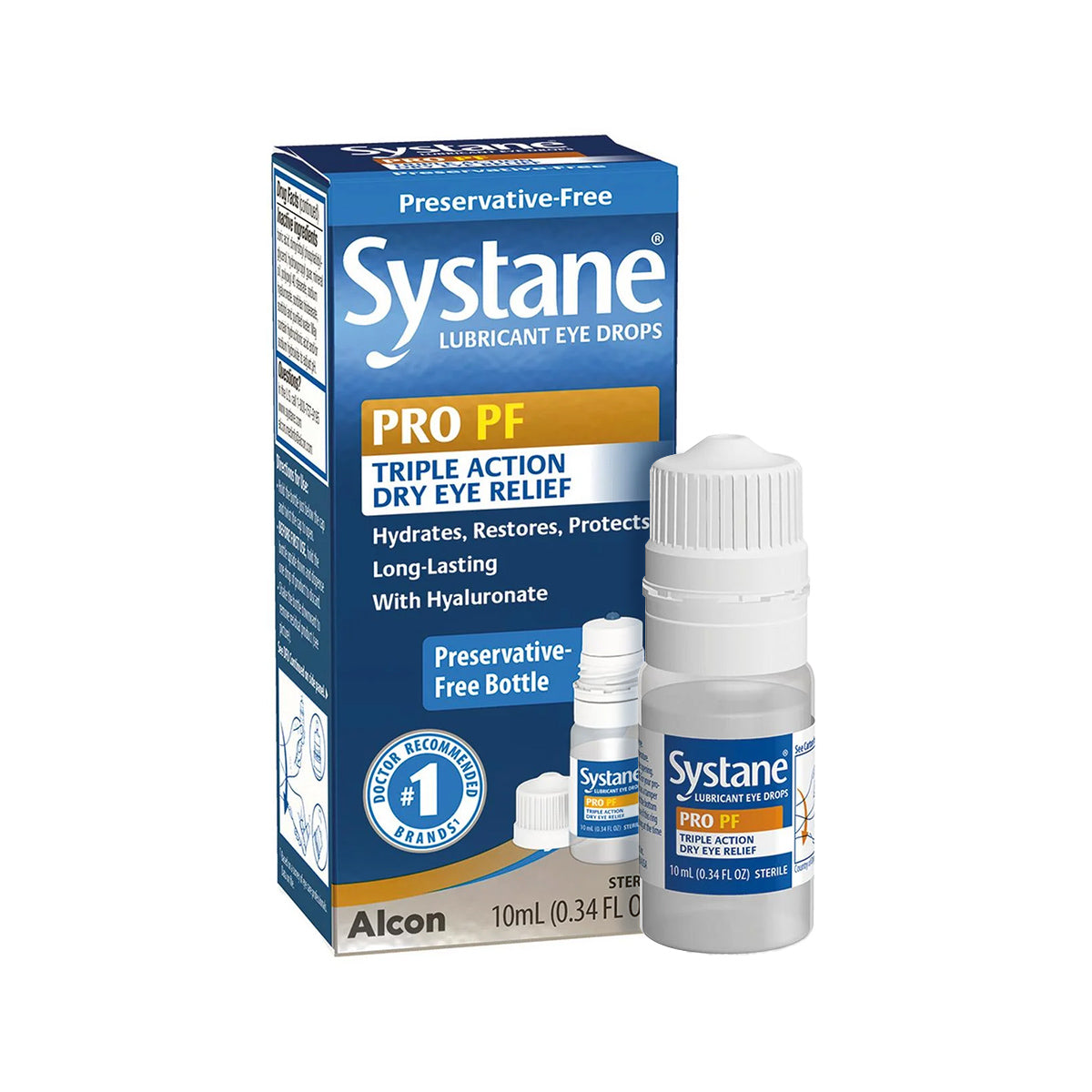 Systane® PRO PF Multi-Dose Lubricant Eye Drops – 10mL