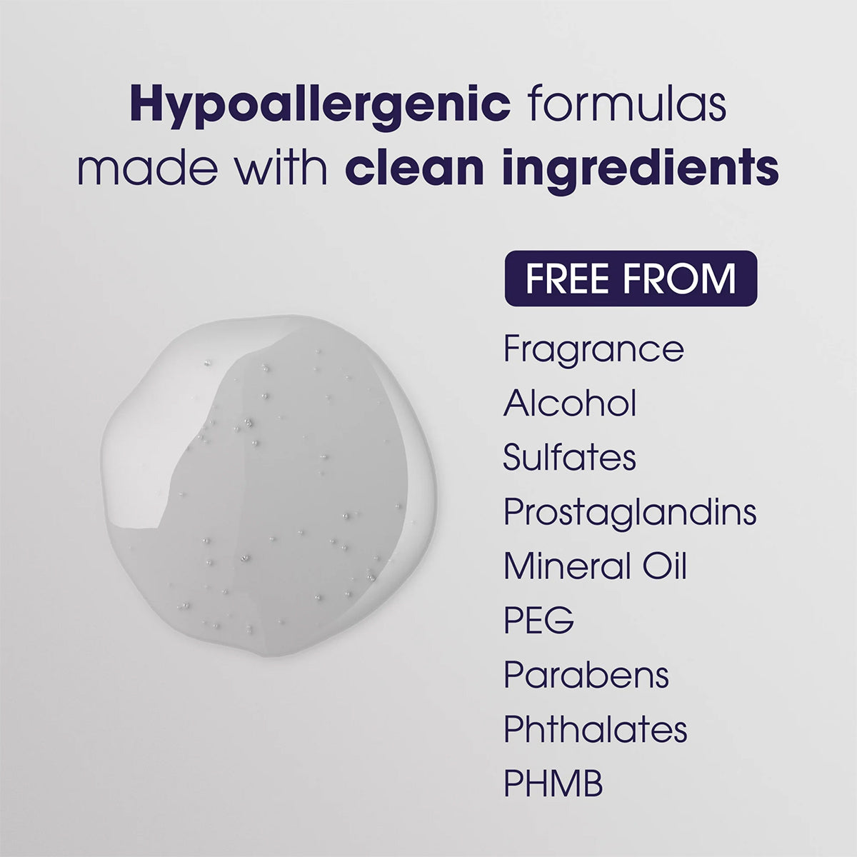 The LUMIFY Eye Illuminations Cleansing Water & Eye Makeup Remover by Bausch + Lomb is hypoallergenic and crafted for sensitive eyes, using clean ingredients. It’s free from fragrance, alcohol, sulfates, prostaglandins, mineral oil, PEGs, parabens, phthalates, and PHMB. Ideal as a micellar cleanser or makeup remover.