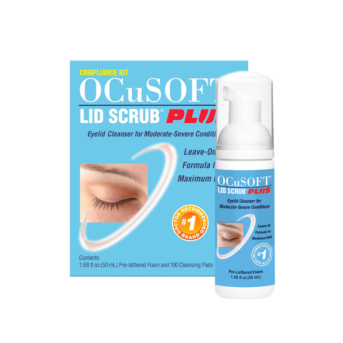 A close-up of the DryEye Rescue Moderate Dry Eye Bundle, ideal for those with moderate dry eye.